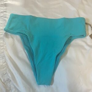 Toast Swim Blue Women's Bikini Bottom size M NWT